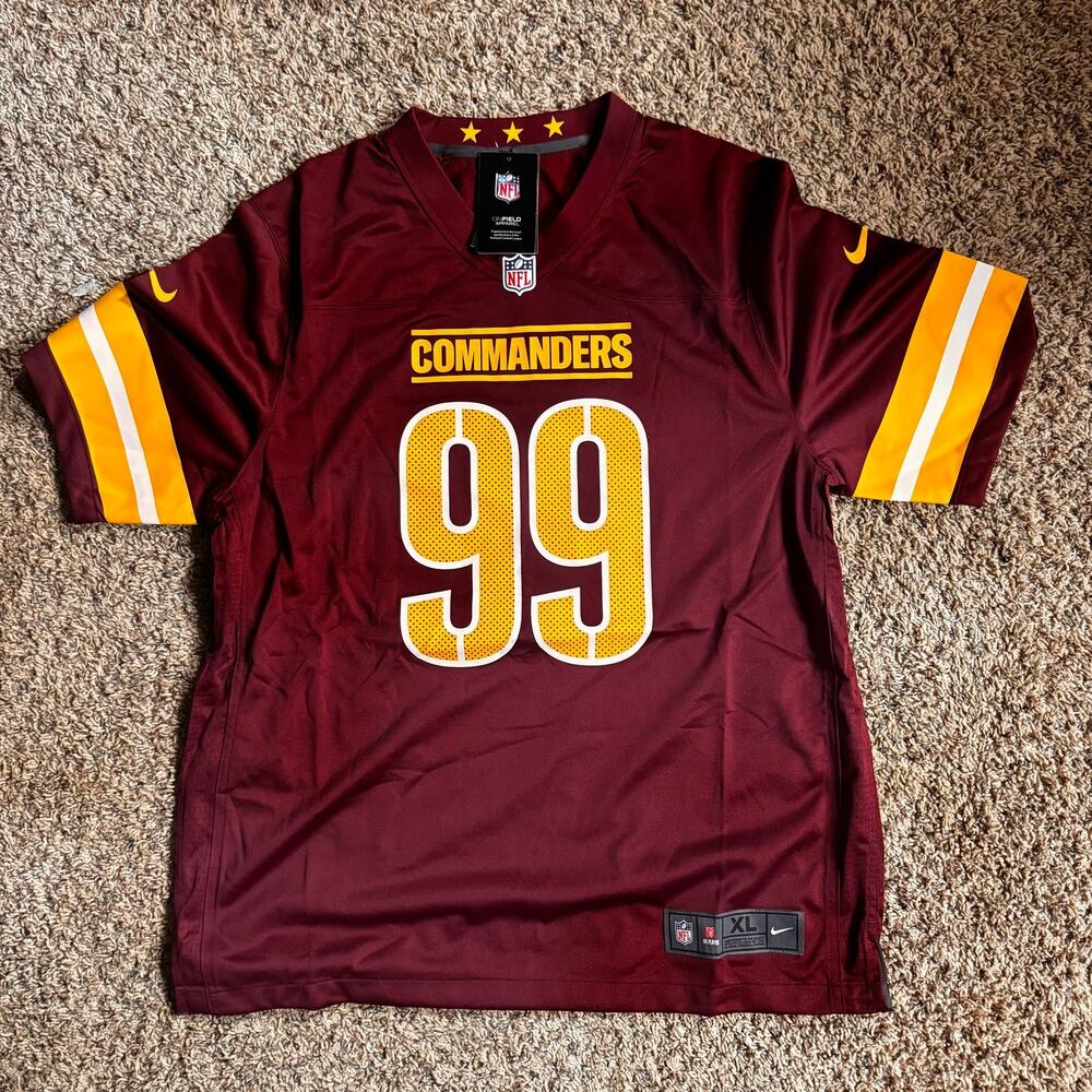 Chase Young Washington Commanders Nike Game Jersey - Burgundy